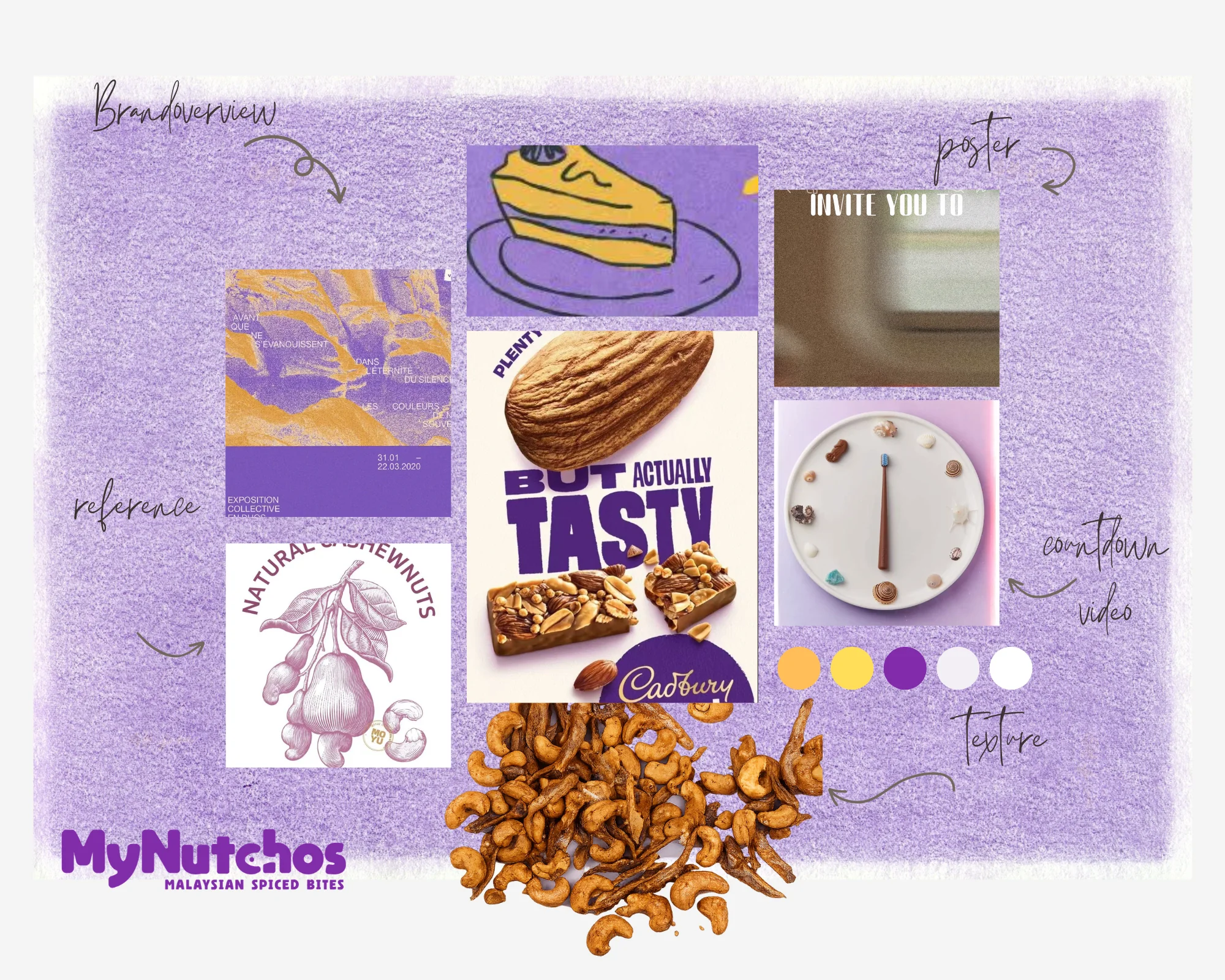 MyNutchos visual direction moodboard